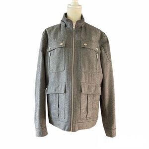3/$15 INC International Concepts Grey Wool Coat L